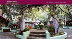 Desktop Screenshot of hotel-elprado.com.ar