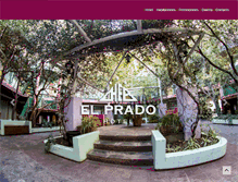 Tablet Screenshot of hotel-elprado.com.ar